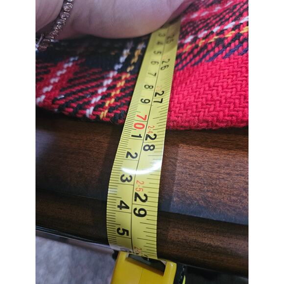 Talbots NWOT Red Tartan Plaid Wool Jacket Blazer Size 10 10P Women's - Picture 5 of 7